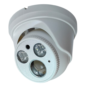 2 array dual led fisheye dome camera housing with IR Led