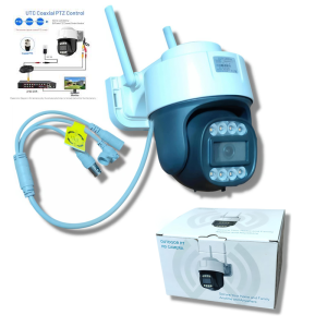 2 megapixel 1080P coaxial audio coaxial pan tilt high speed 8 array starlight dome camera